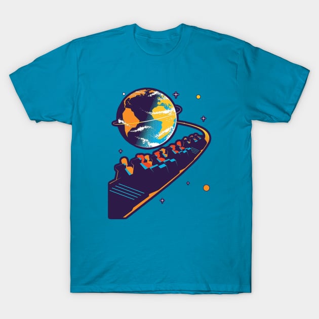 Spaceship Earth T-Shirt by SKaiser222